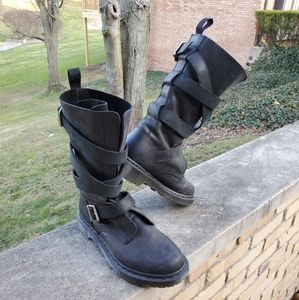 Dr Marten "Lauren" buckle boots women's us9/uk7